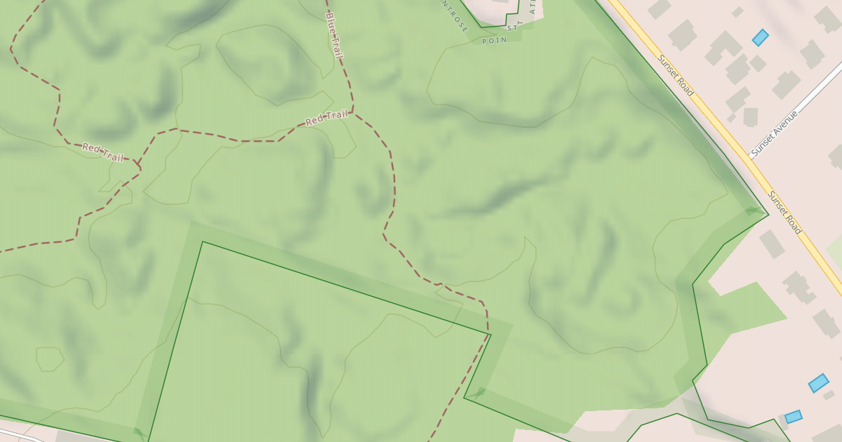Map preview of Through Trail