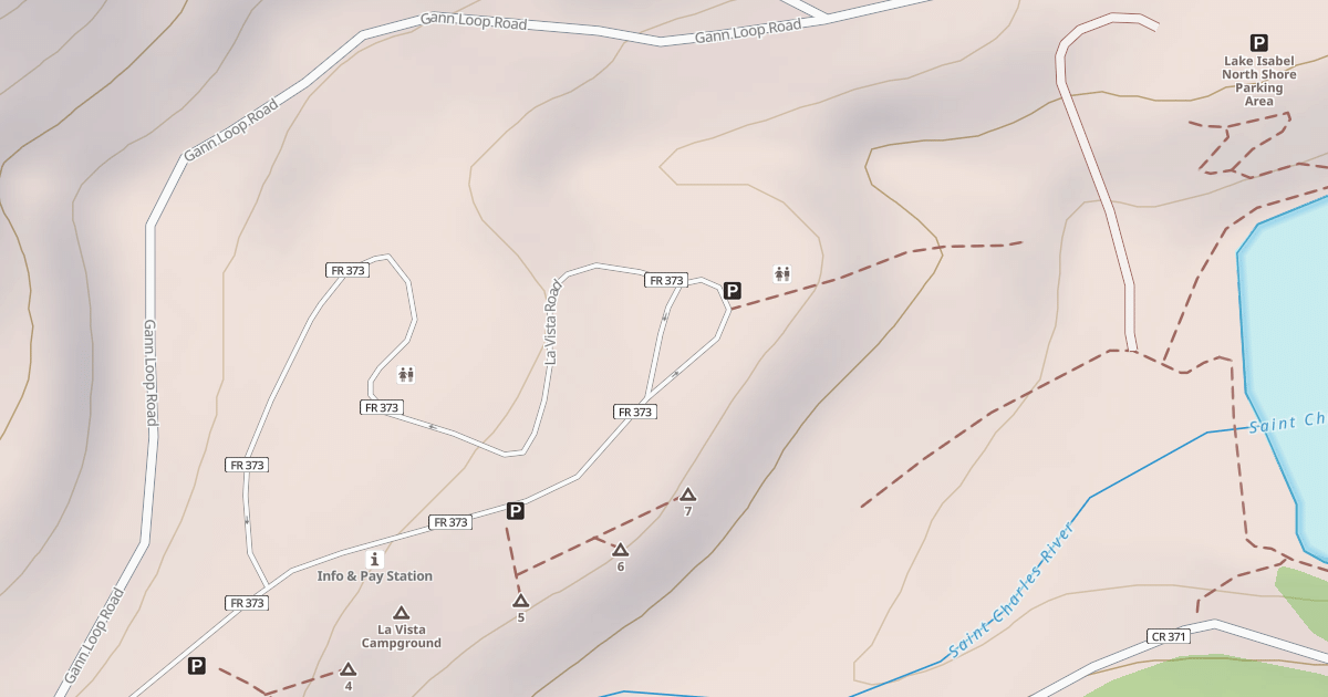 Map preview of LA VISTA C.G. SPUR