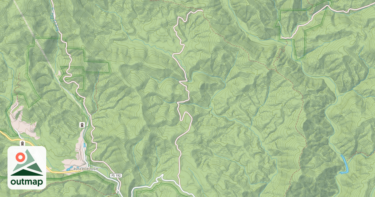 Map of MARKS MOUNTAIN