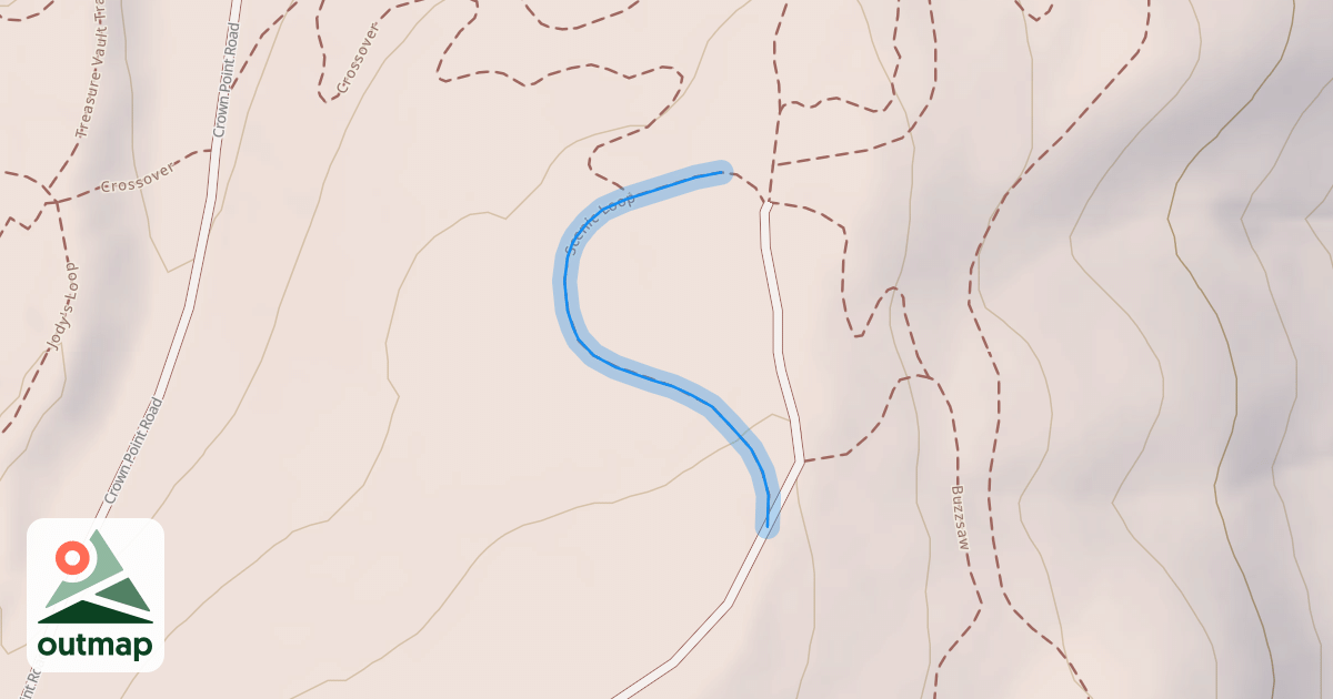 Map of Scenic Loop