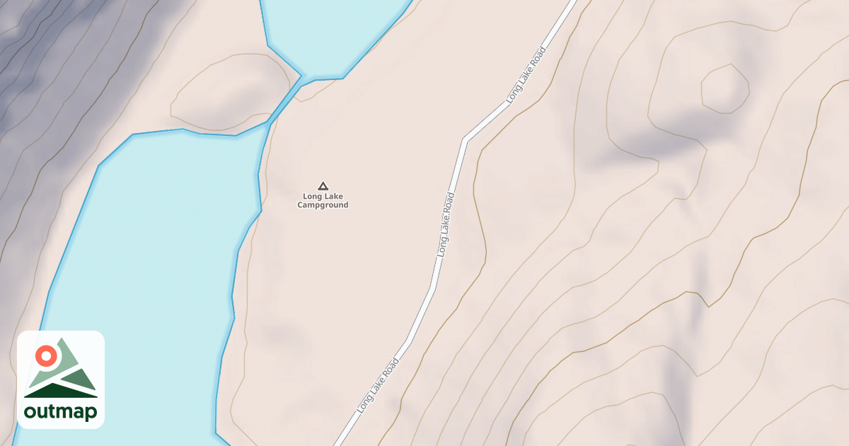 Map of LONG LAKE CAMPGROUND