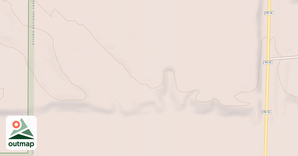 Map of USFS Motor Vehicle Use Map Trails 23448