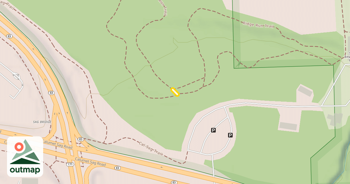 Map of Ridge Run Trail