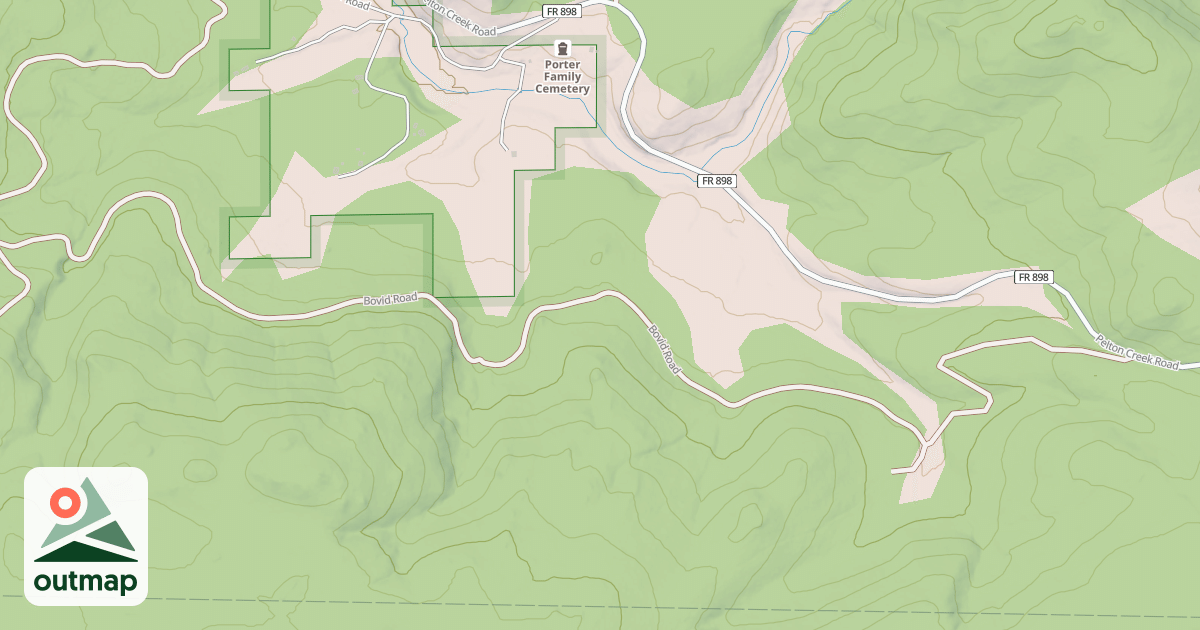 Map of BOVID ROAD