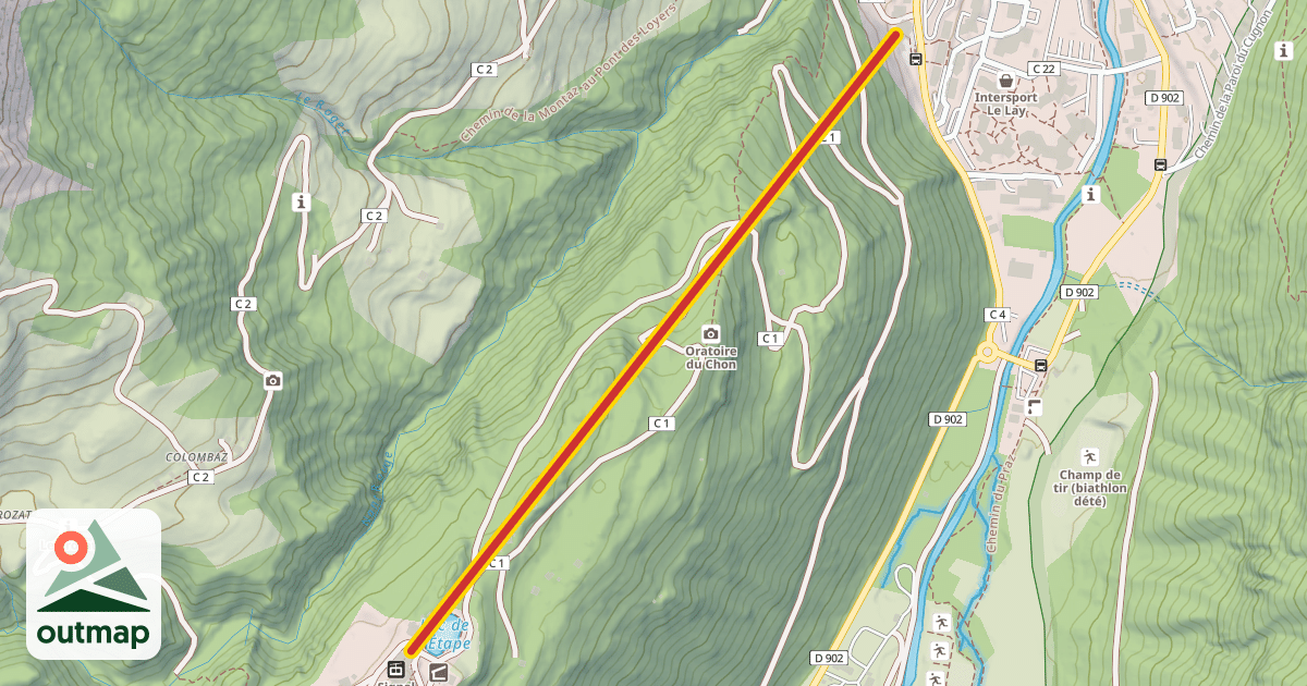 Map of Montjoie
