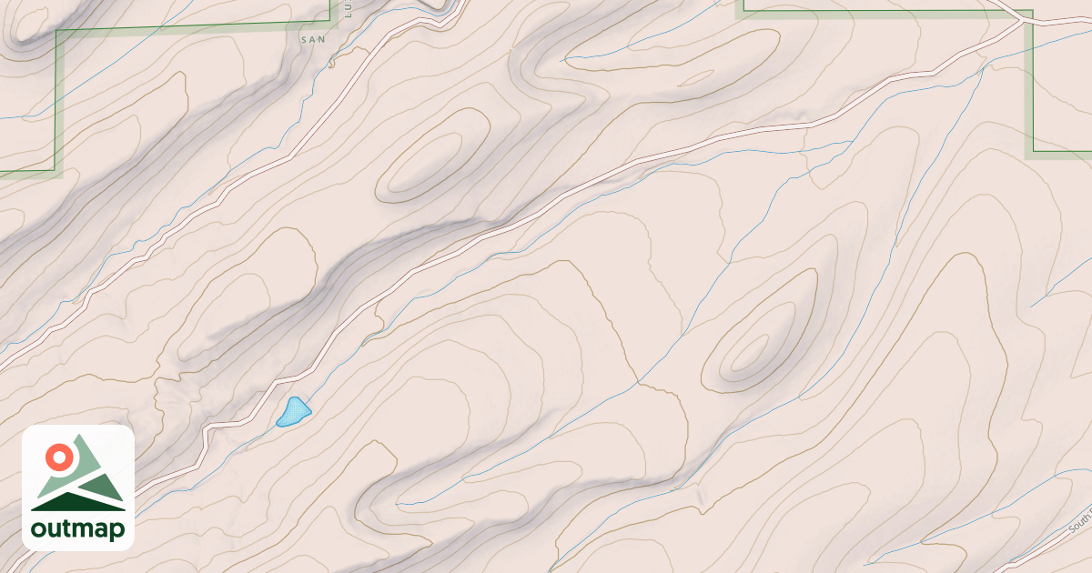 Map of Dry Creek Mst