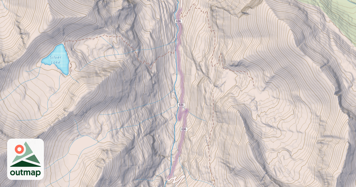 Map of Bridal Veil Trail #636