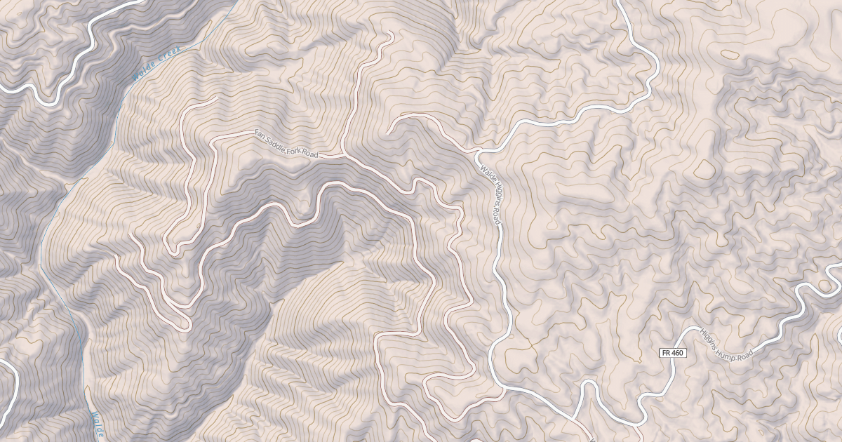 Map preview of FAN SADDLE SOUTH A
