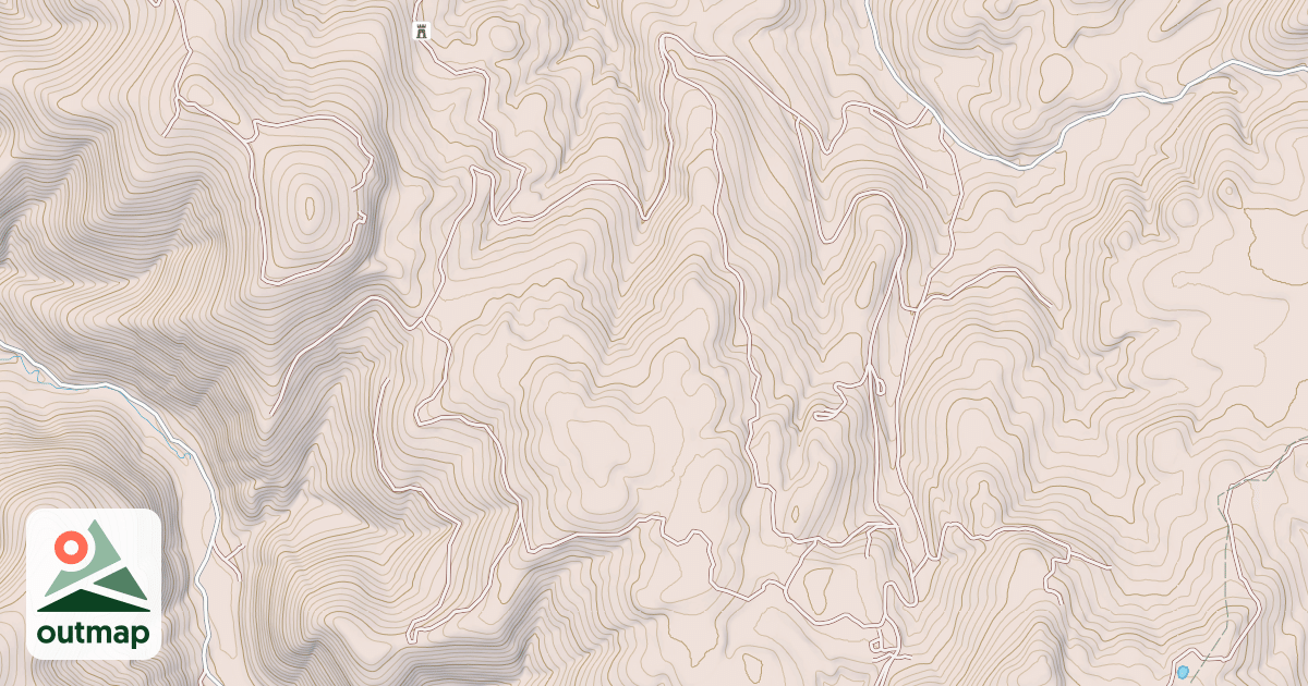 Map of TREASURE MT 1