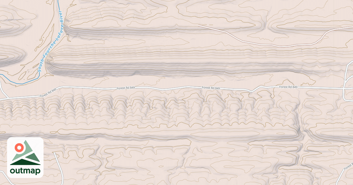 Map of LONG CANEY