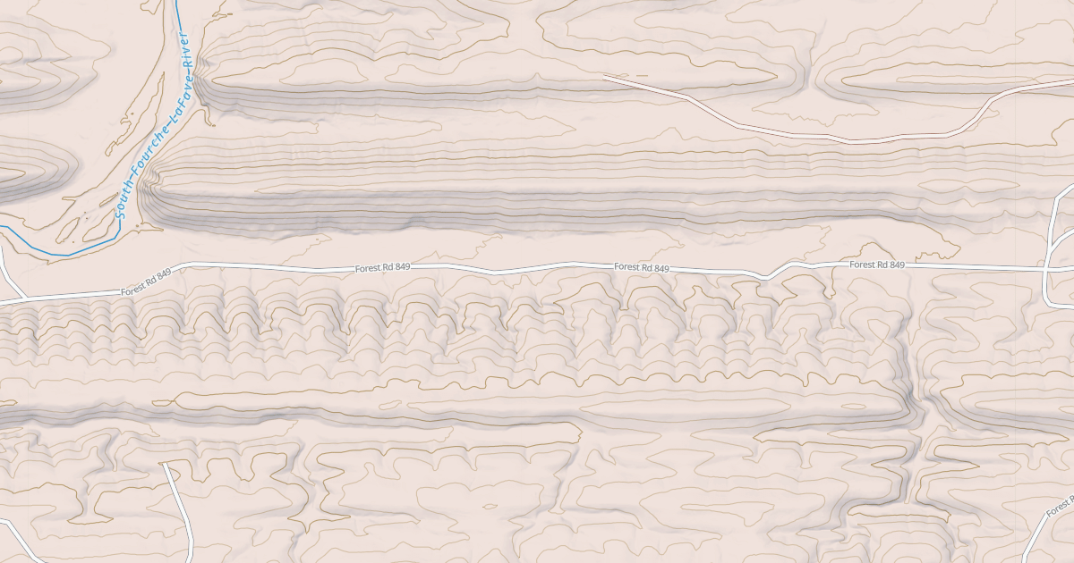 Map preview of LONG CANEY