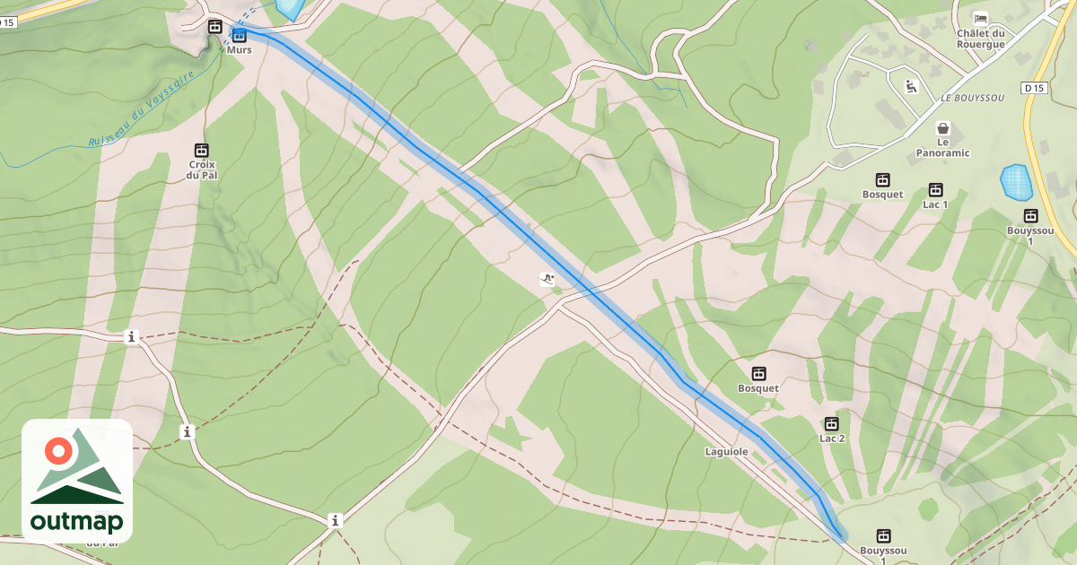Map of La Source Blanche