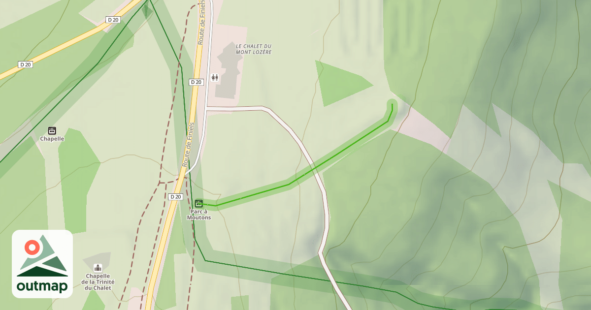 Map of Piste luge