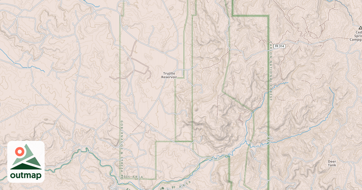Map of BLM National GTLF Public Motorized Roads 6b363117-604a-44b9-81f1-4180876f020e