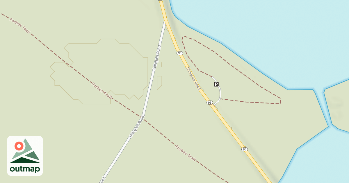 Map of Shawnee State Park Trails