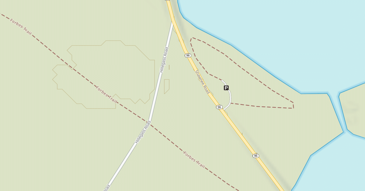 Map preview of Shawnee State Park Trails