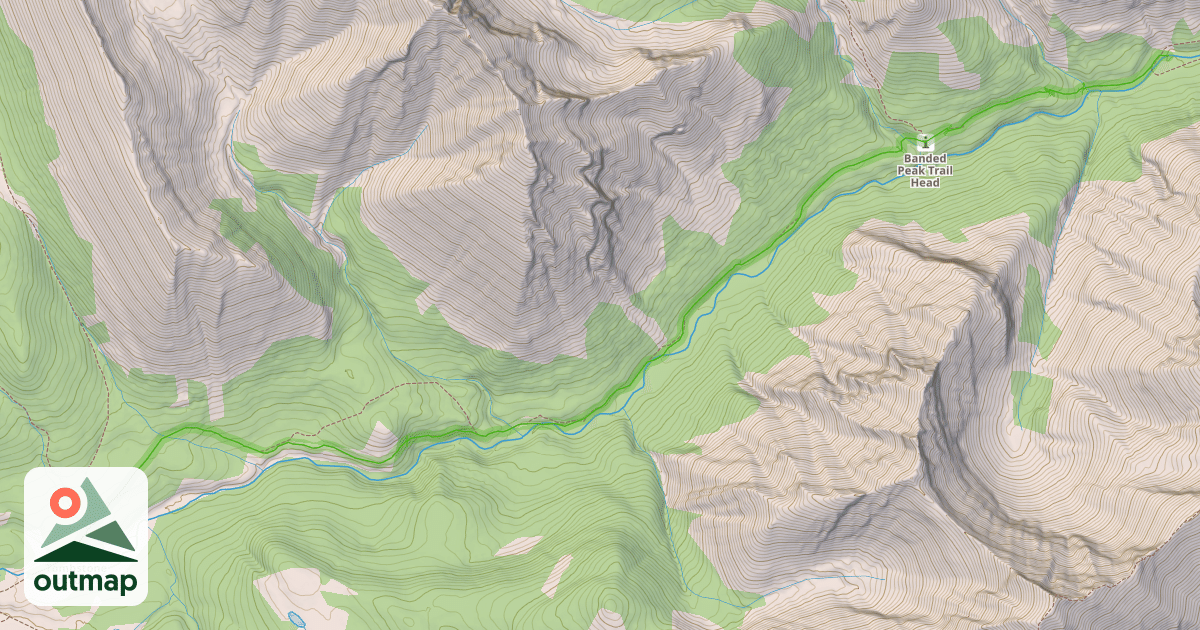 Map of Big Elbow