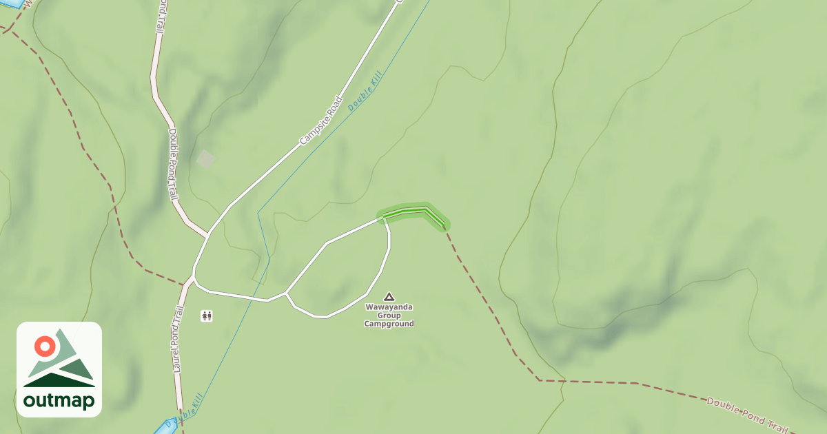 Map of Double Pond Trail