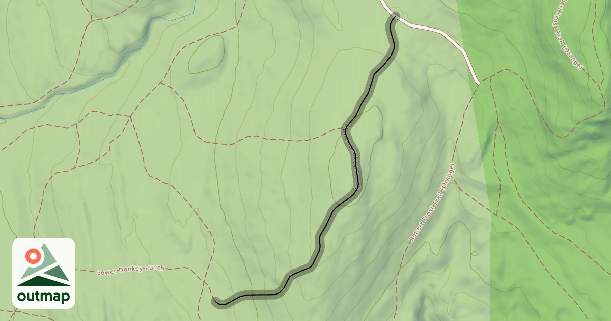Map of Upper Donkey Punch