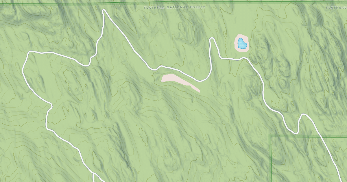 Map preview of CLIFF CREEK