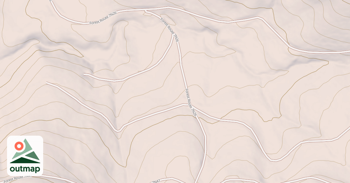 Map of USFS National Forest System Roads {6CF2DF7C-3EA9-45D2-ABFD-00648C14F220}
