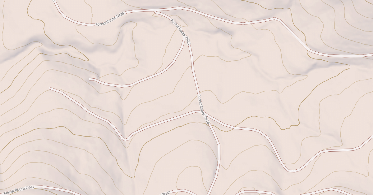 Map preview of USFS National Forest System Roads {6CF2DF7C-3EA9-45D2-ABFD-00648C14F220}