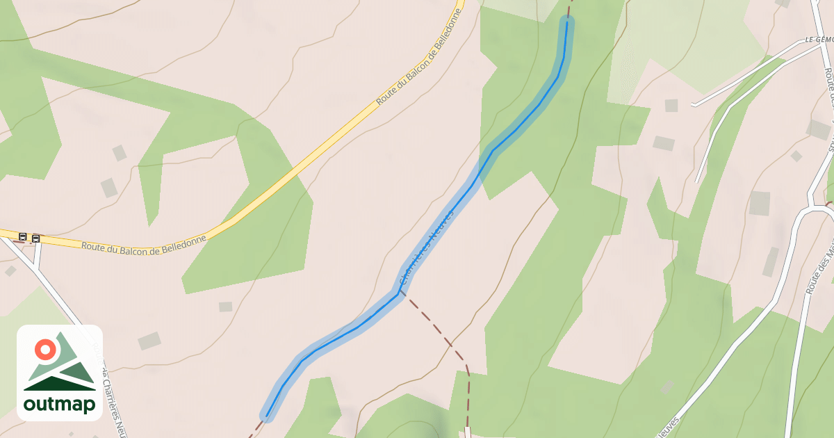 Map of Charrières Neuves