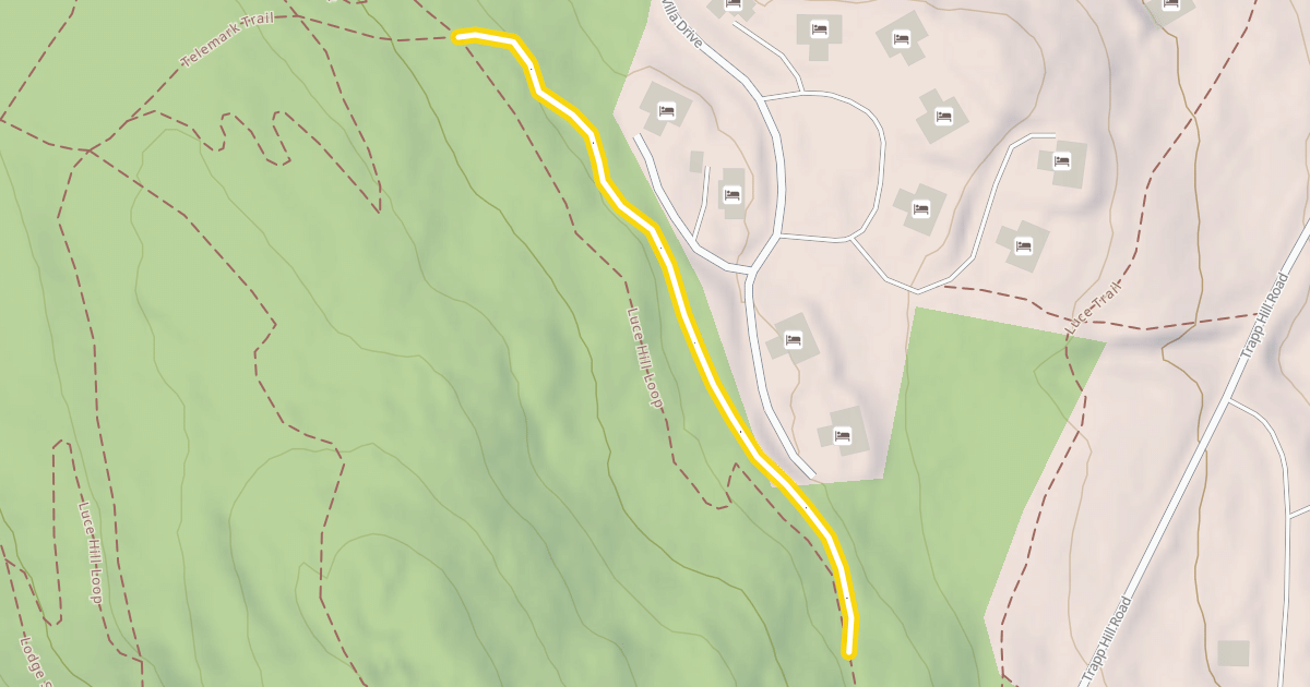 Map preview of Telemark Trail