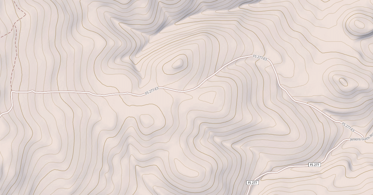 Map preview of JENKINS RIDGE