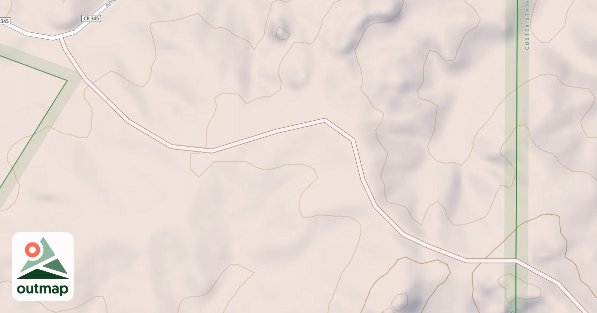 Map of IRON CREEK BR 1B