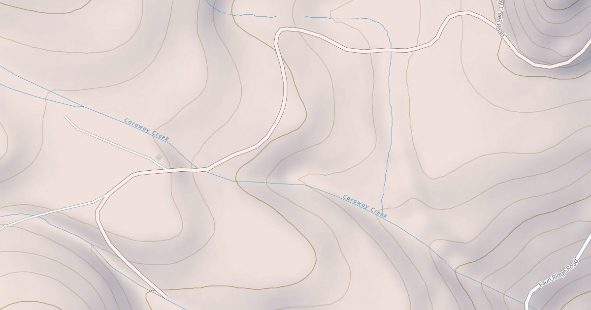 Map preview of CARAWAY CREEK