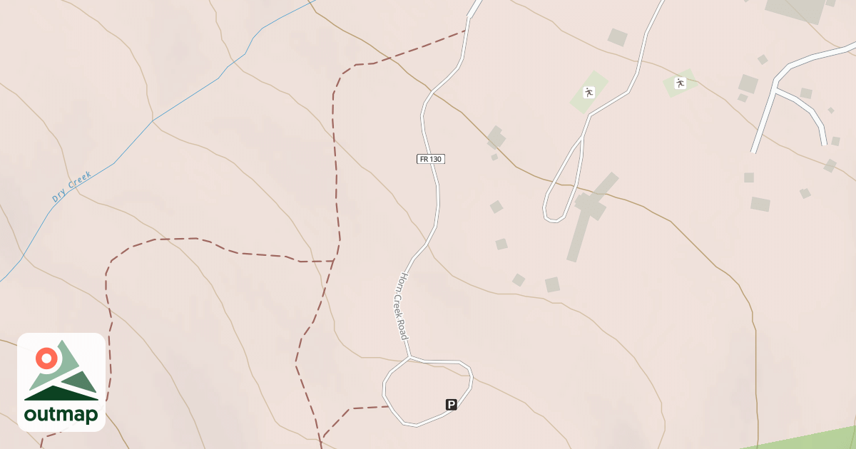 Map of HORN CREEK