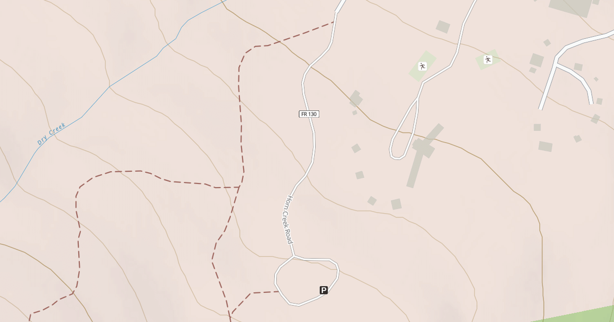 Map preview of HORN CREEK