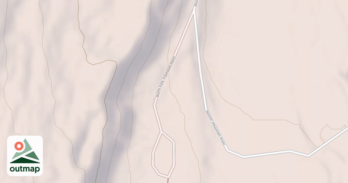 Map of BURNTFORK T.H