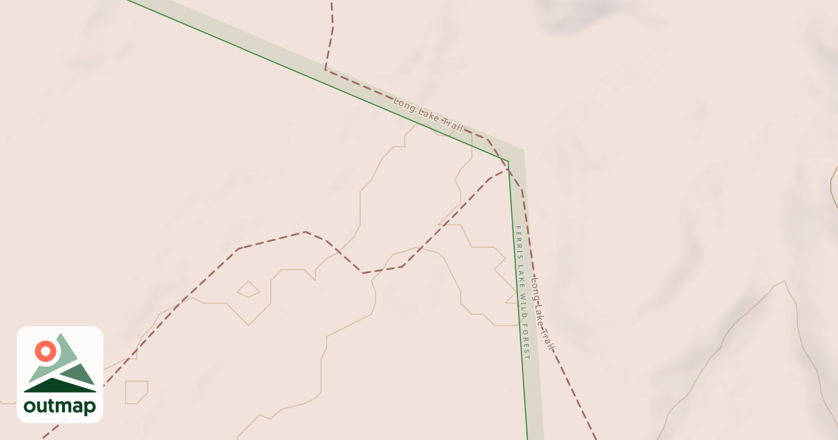 Map of Long Lake Trail