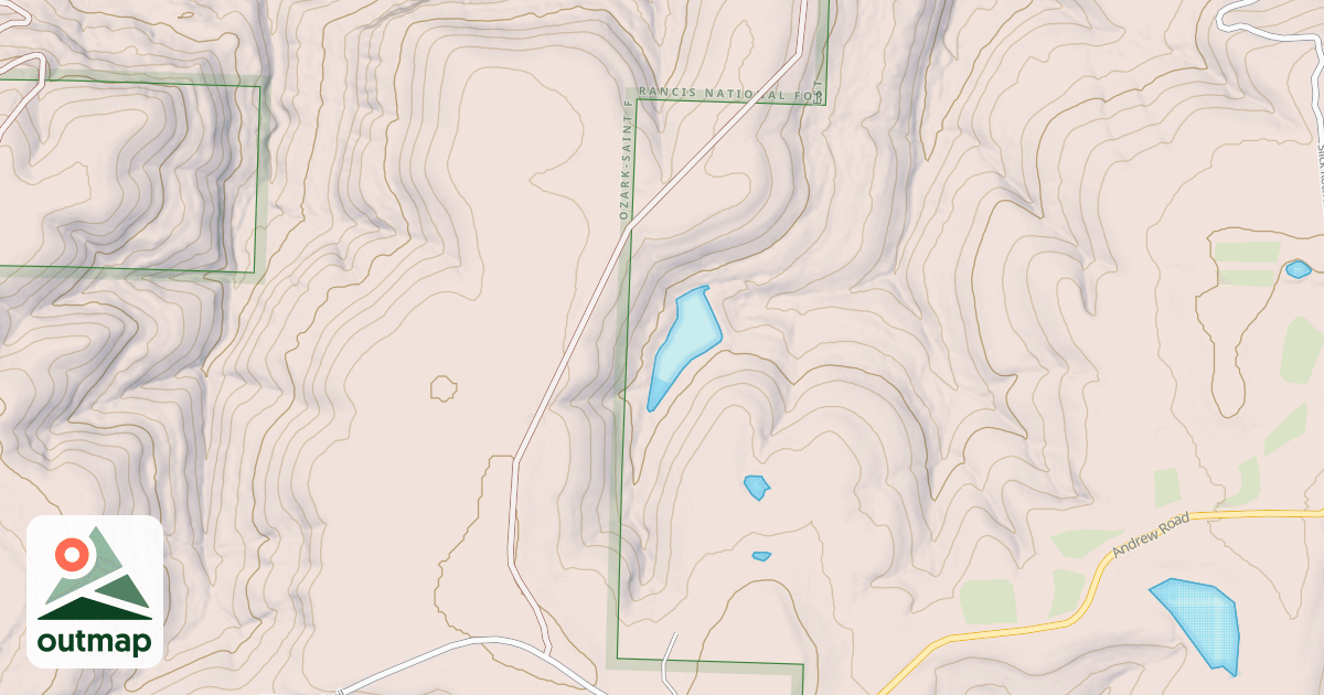 Map of USFS Motor Vehicle Use Map Roads {44DB42CA-E0AD-407A-8B71-362CEC62E90E}
