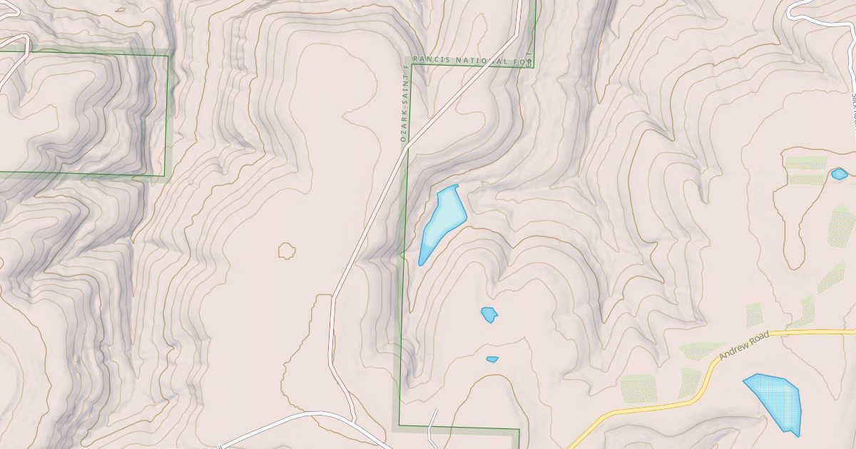 Map preview of USFS Motor Vehicle Use Map Roads {44DB42CA-E0AD-407A-8B71-362CEC62E90E}