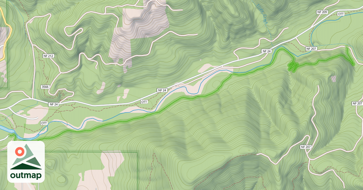 Map of Salmon Creek Trail