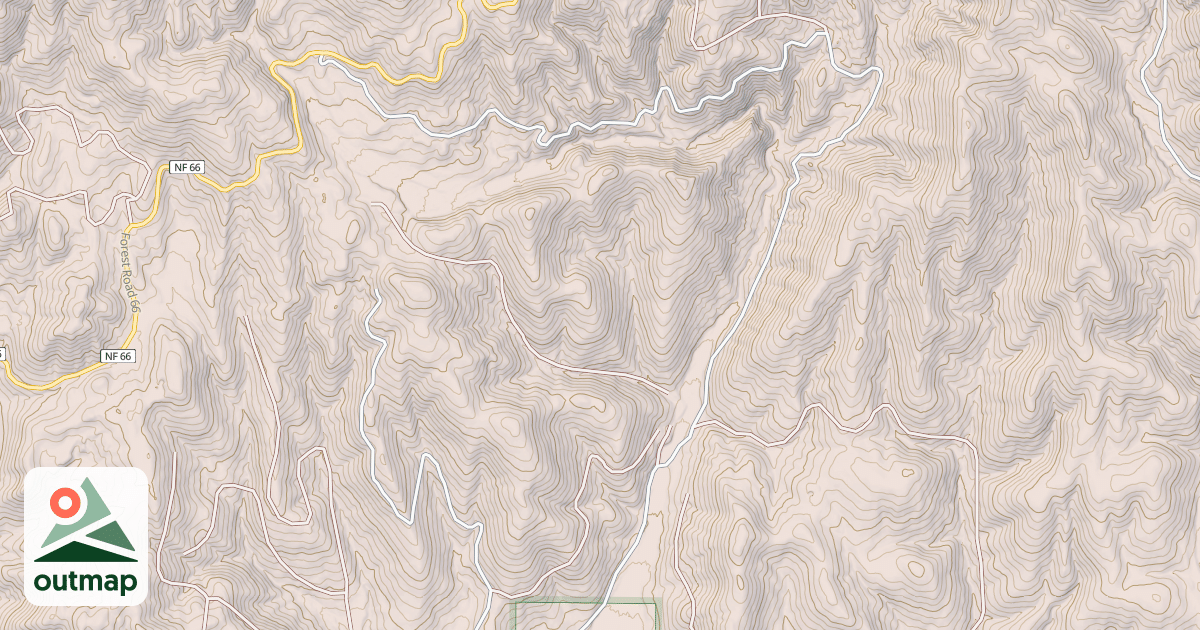 Map of EAST PINE CREEK ROAD