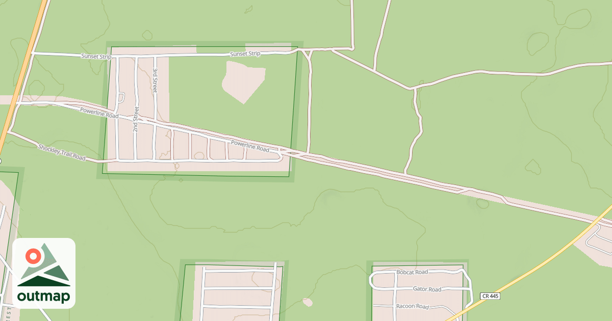 Map of USFS National Forest System Roads {8BFF3819-44A2-44D2-813F-9F337267311B}