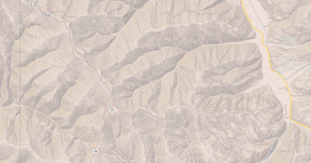 Map preview of ED'S RIDGE/ GARDEN PT JEEP TRL