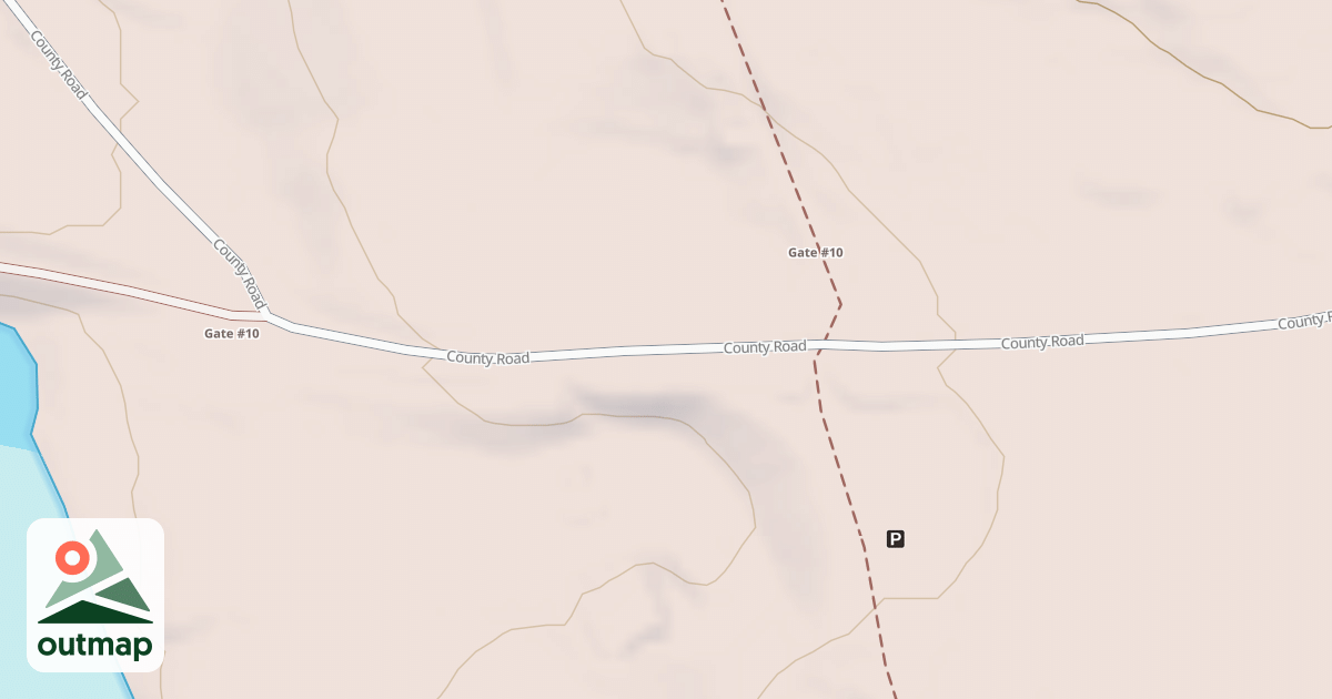 Map of County Road