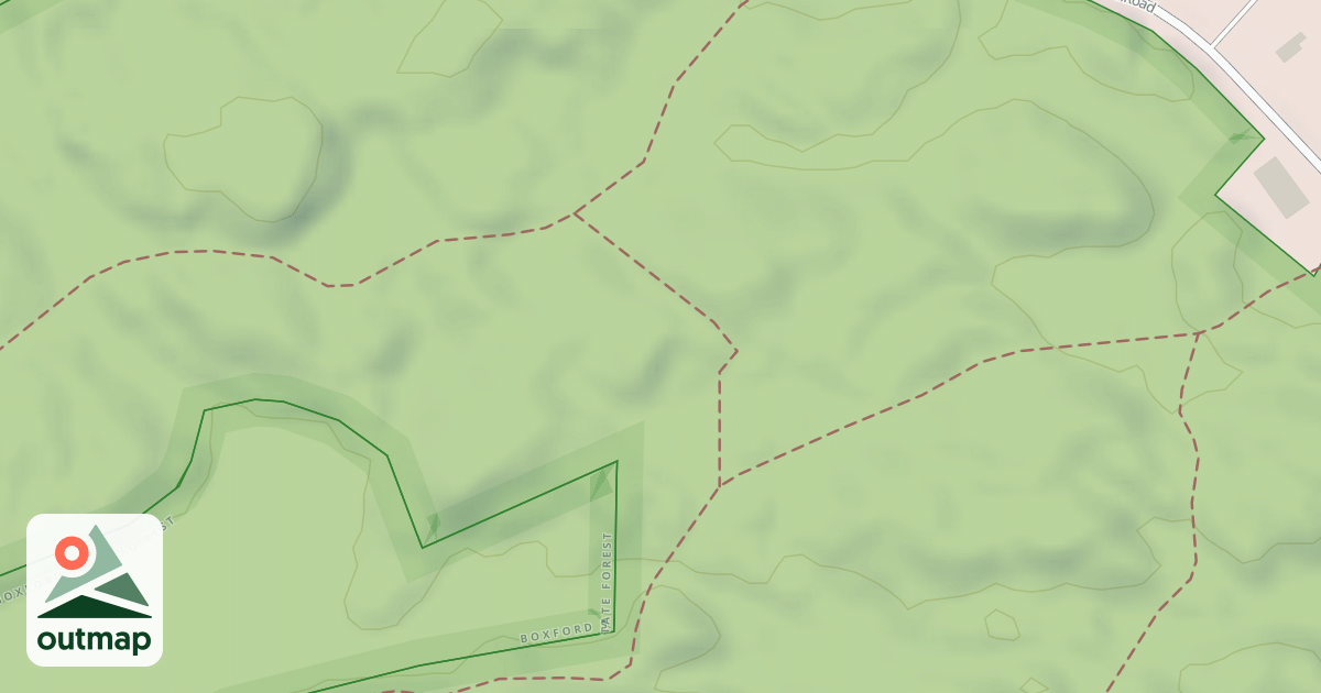 Map of Bald Hill Trail