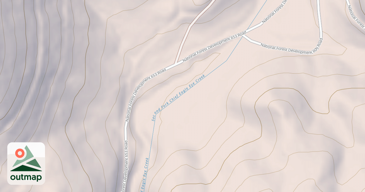 Map of WOODY CREEK