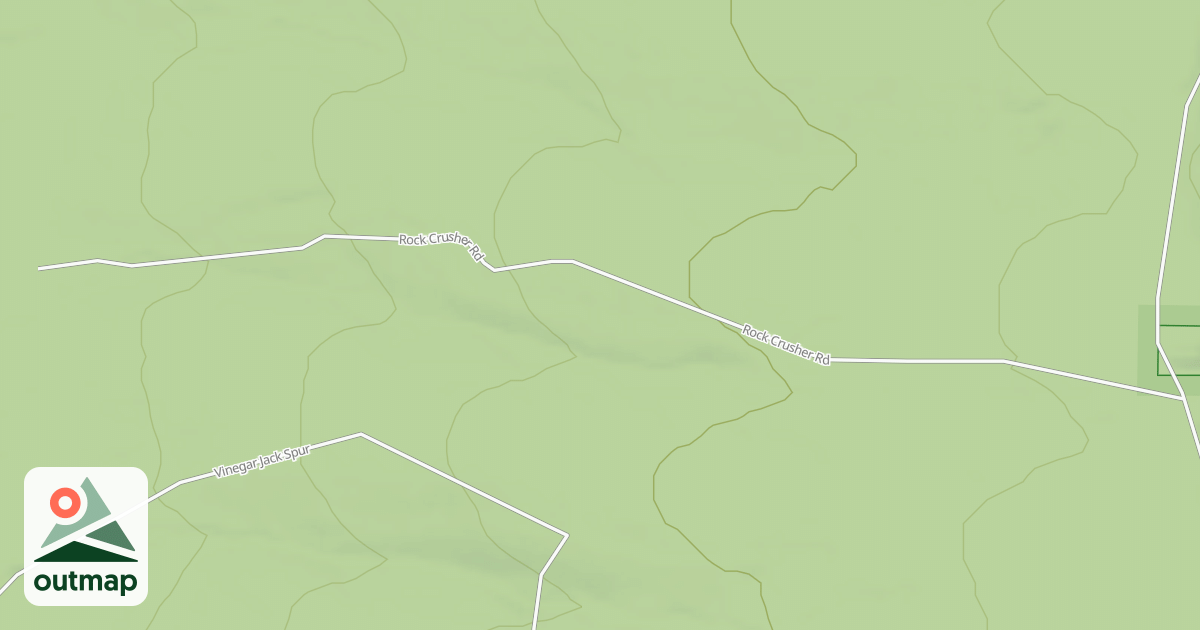 Map of ROCK CRUSHER RD