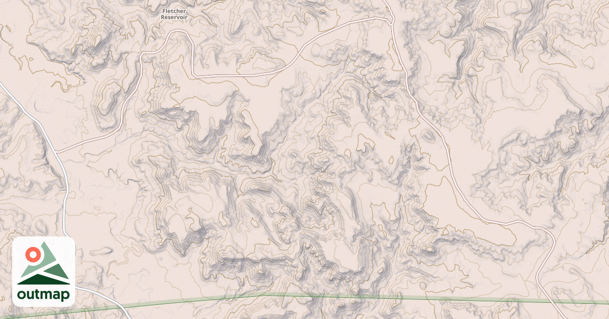 Map of REANUS CONE ROAD