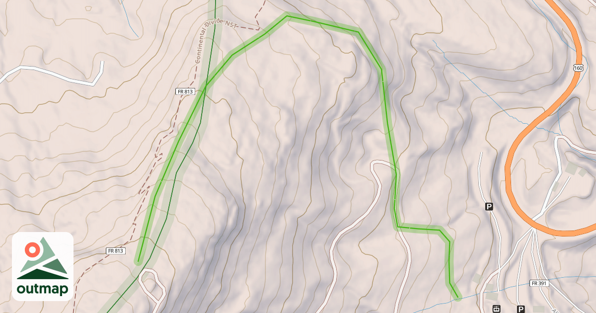 Map of Kelly Boyce Trail