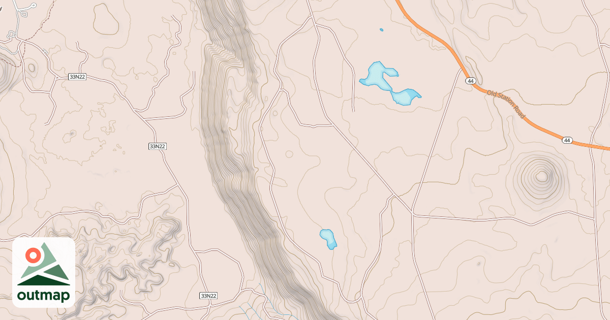 Map of BAKER LAKE SPUR