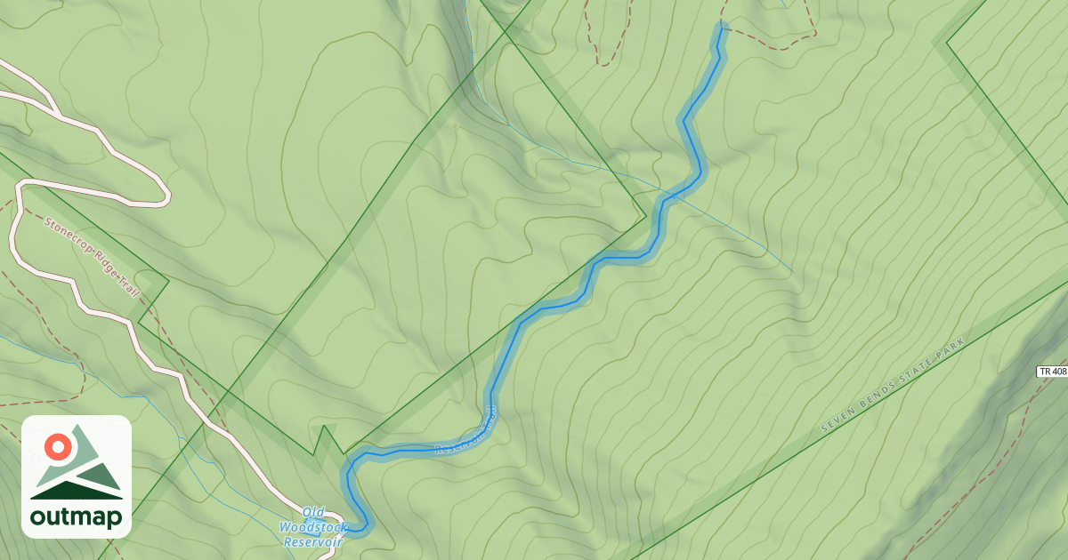 Map of Reservoir Trail