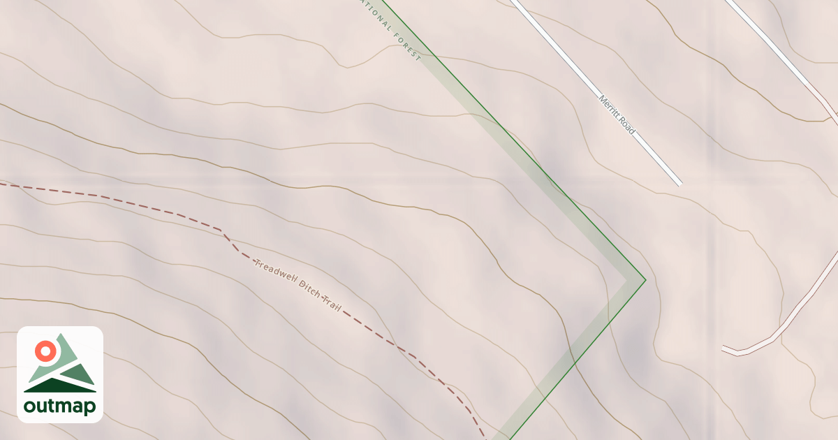 Map of BLUEBERRY HILLS TRAIL